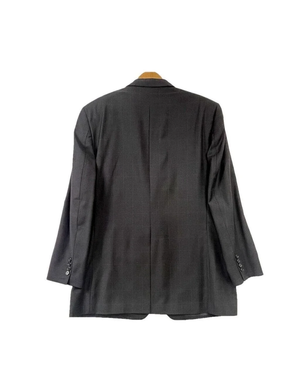 Ralph Lauren Mens Suit Jacket Sport Blazer Black Wool 44L Dillards Exclusive